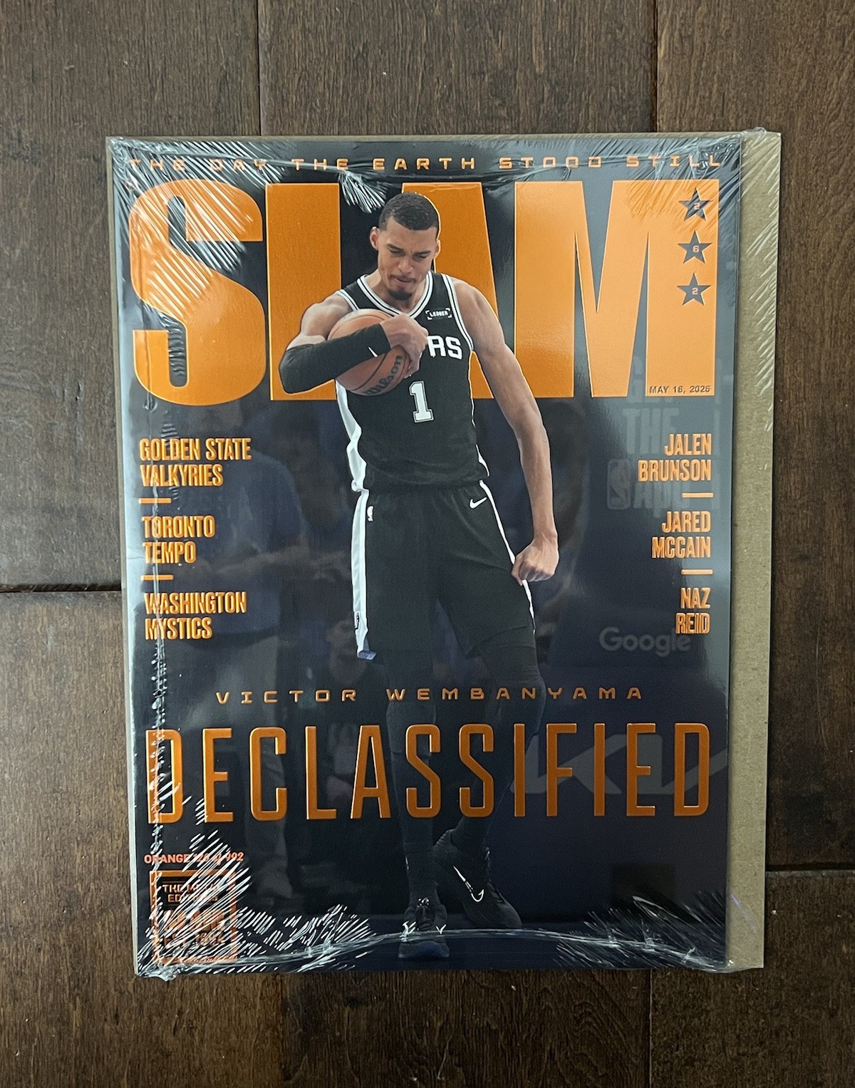 SLAM 262 Orange Metal Victor Wembanyama Basketball Magazine LE /992 New IN HAND