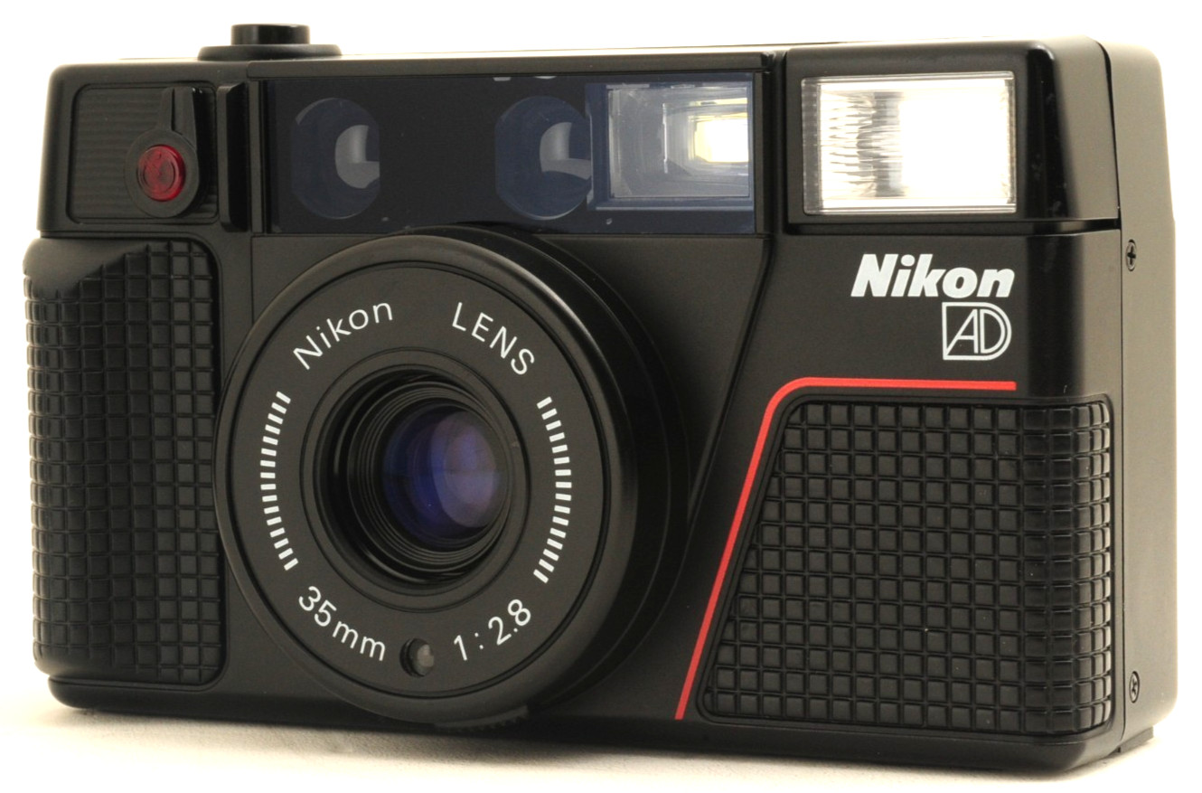 Nikon L35 AD2 Pikaichi Point & Shoot 35mm Film Camera From JAPAN [Tested MINT]