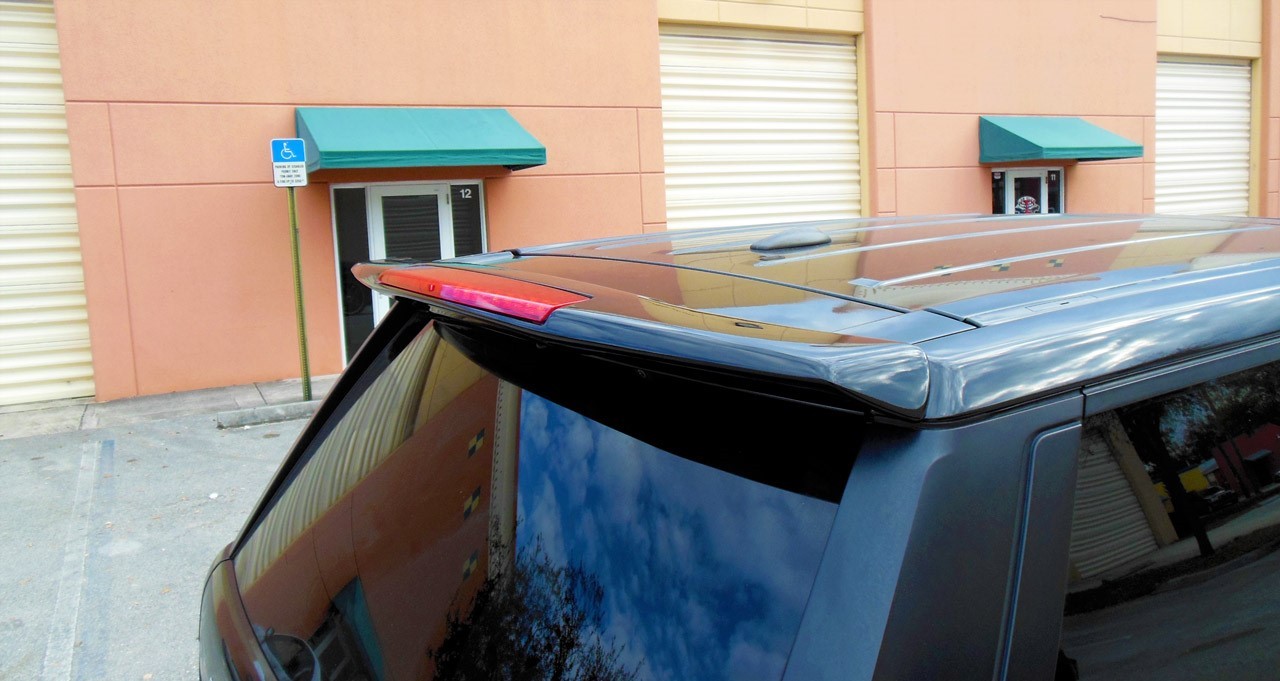 05-12 Unpainted Full Size Custom Roof Mount Spoiler For Land Rover Range Rover