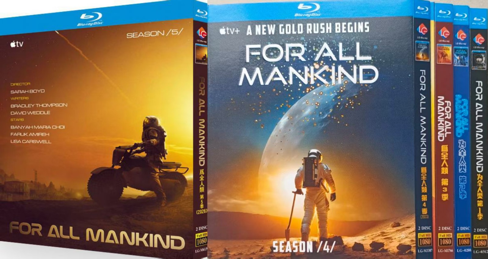 For All Mankind Season (1-5) : 10-Disc Boxed Regional Free For All Mankind Season (1-5) : 10-Disc Boxed Regional Free