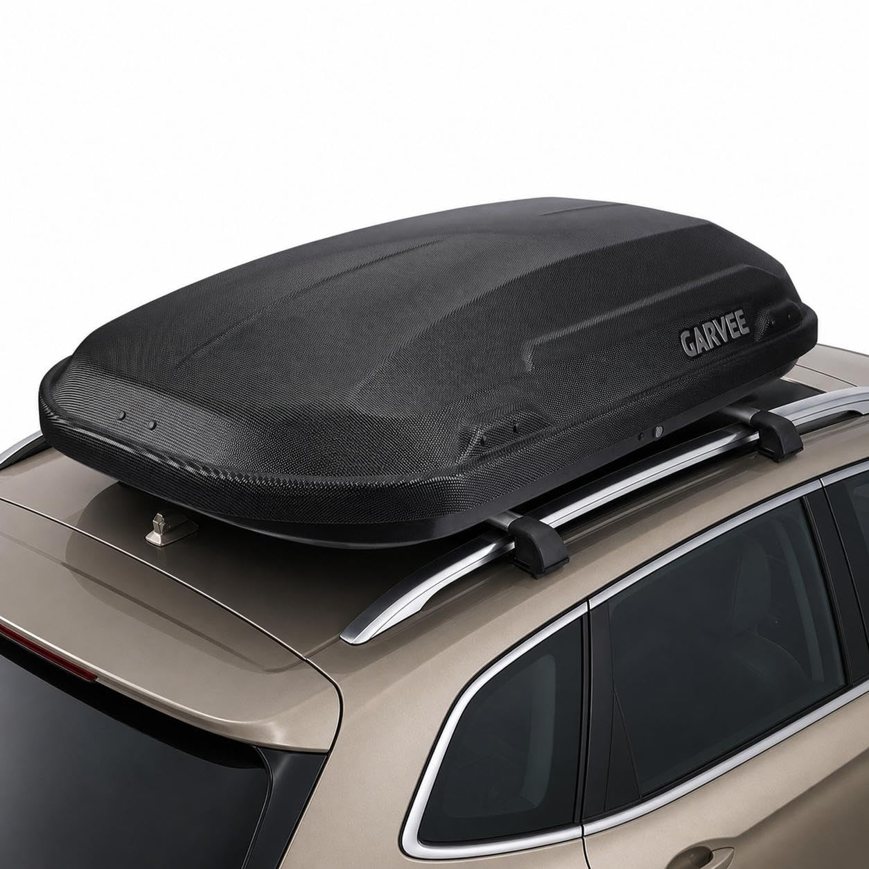 Hard Shell Roof Cargo Carrier 11.5 Cu ft Waterproof Lockable 135lb SUV Storage 