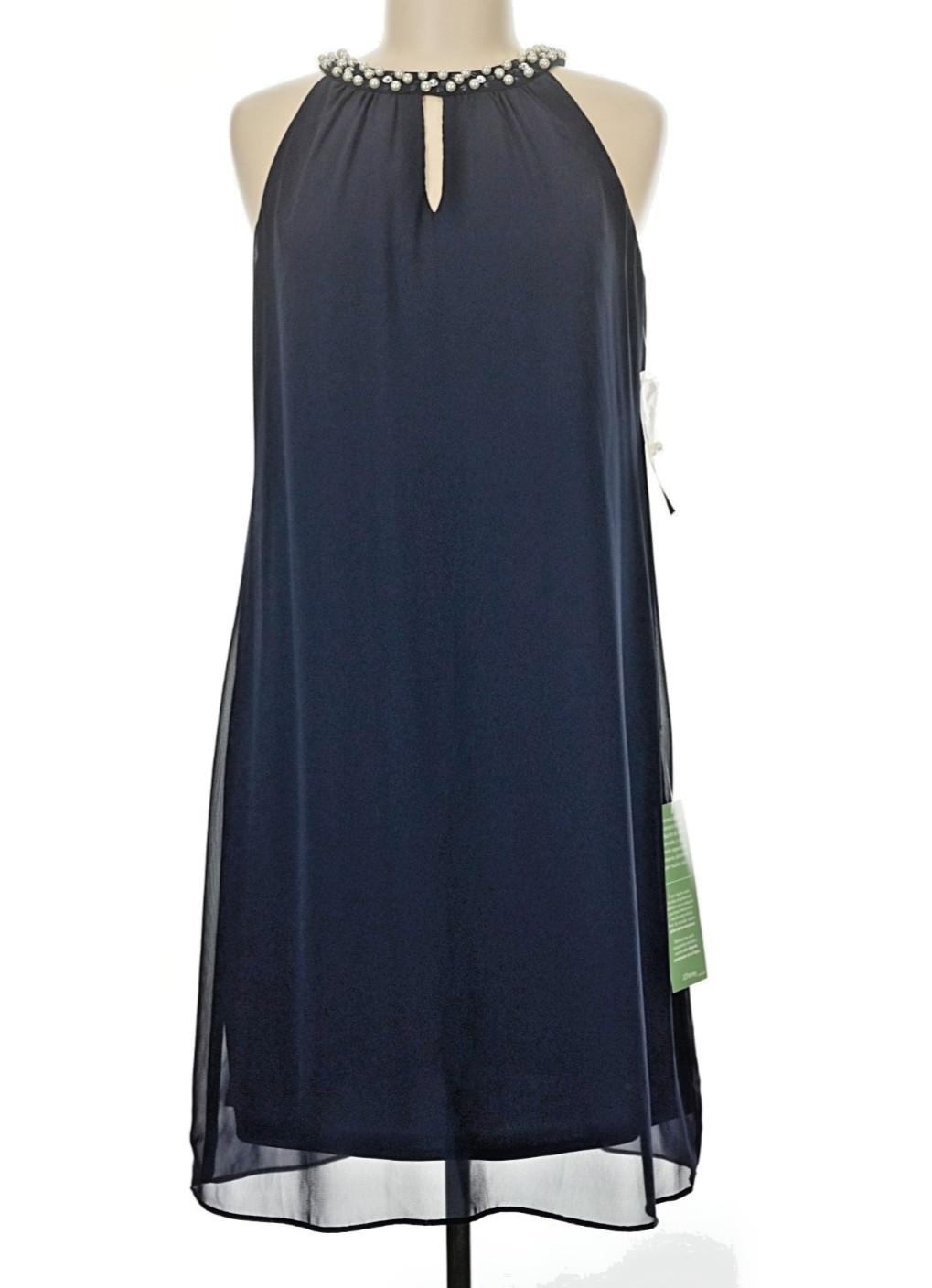SL Fashions Embellished Mock Neck Chiffon Shift Dress women’s 6 cocktail party SL Fashions Embellished Mock Neck Chiffon Shift Dress women’s 6 cocktail party