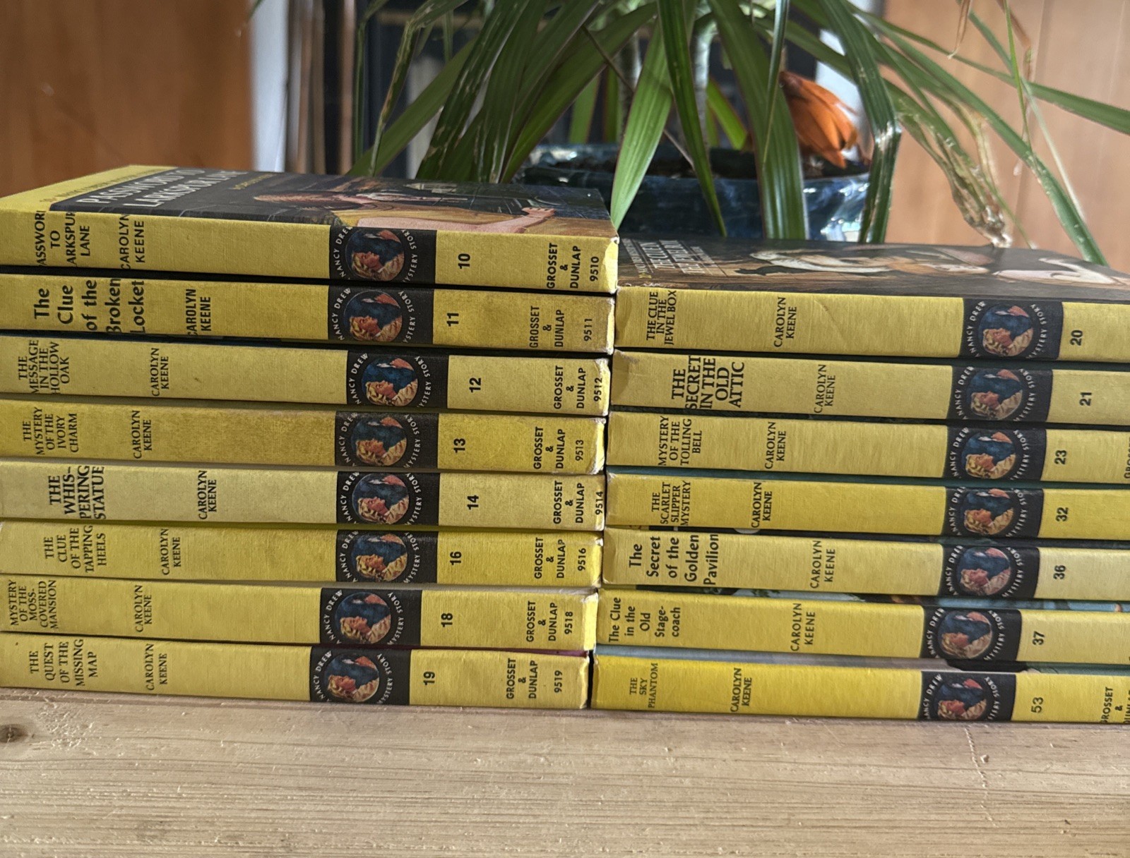 15 Vintage 1960\'s 70\'s Nancy Drew Carolyn Keene HC Book Lot Matte Yellow Spine 15 Vintage 1960\'s 70\'s Nancy Drew Carolyn Keene HC Book Lot Matte Yellow Spine