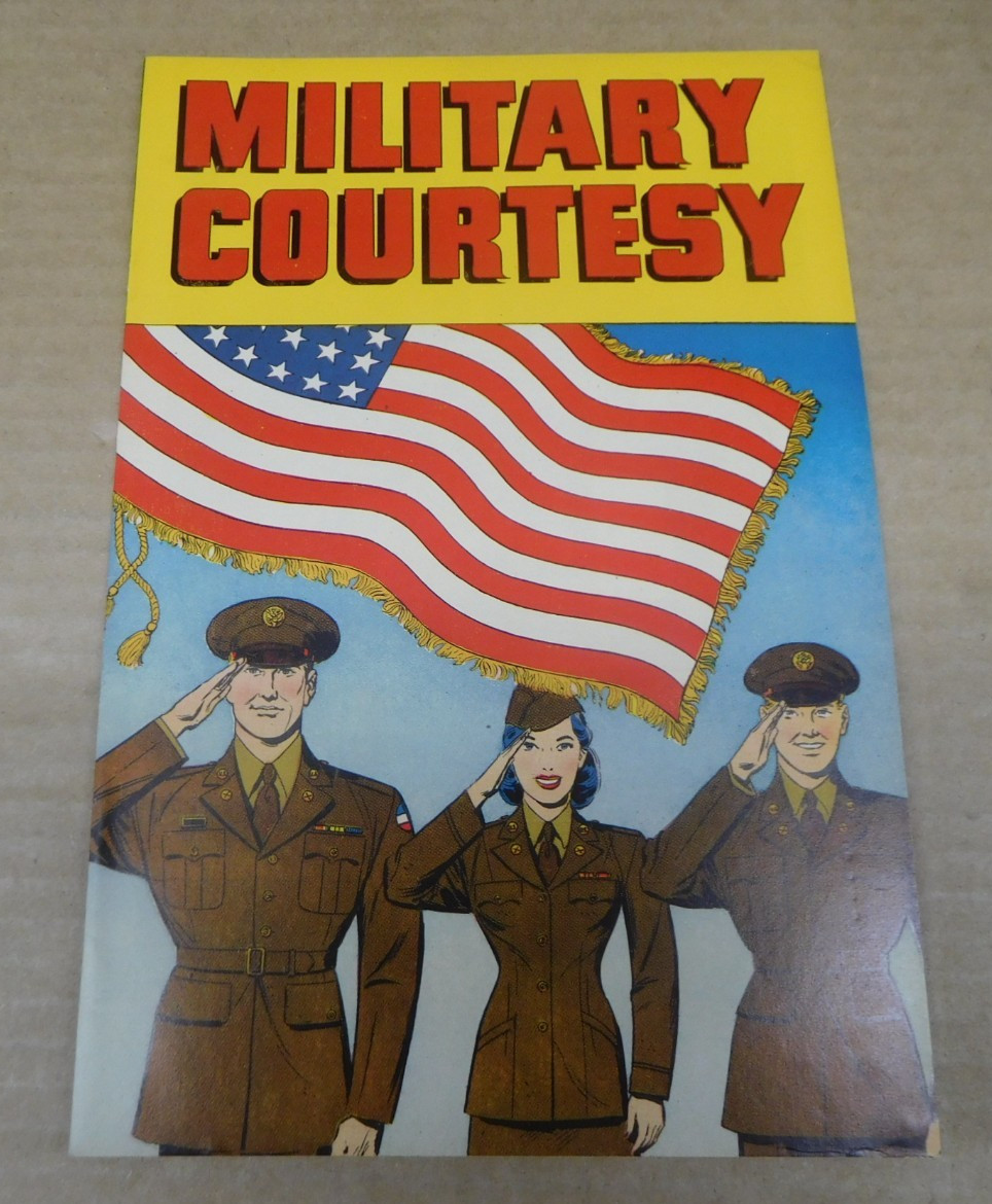Military Courtesy Harvey Publications Comic Book 1950 VERY NICE & CLEAN