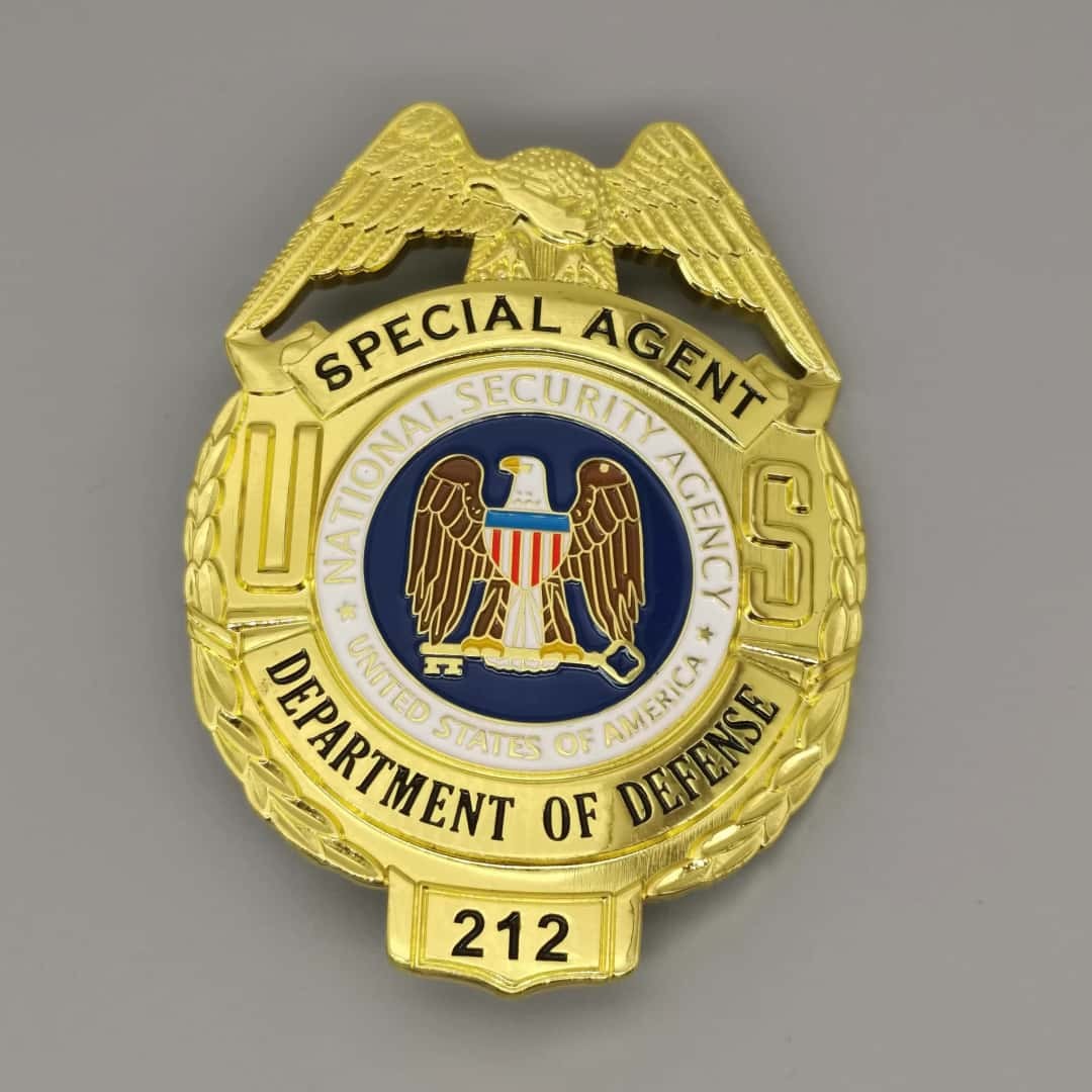Brand NEW U.S. badge Collection Product Defense Movie prop