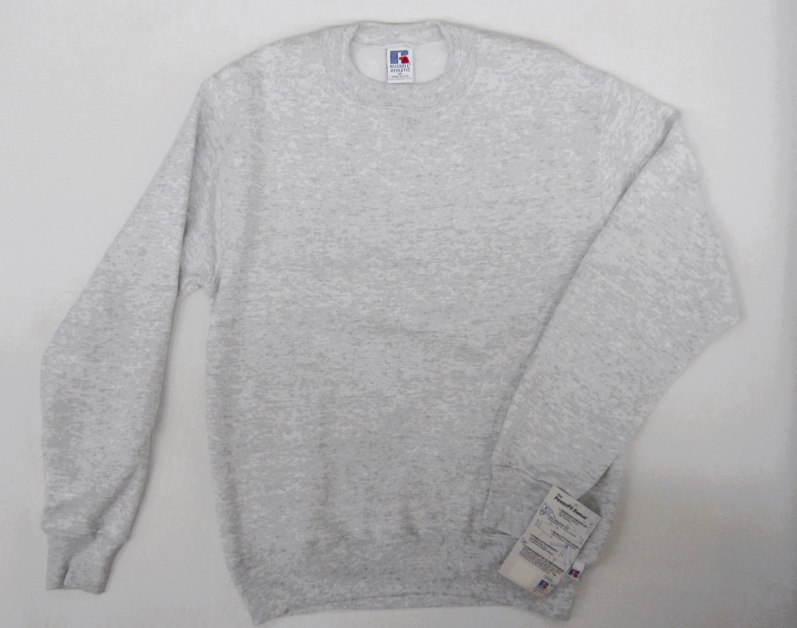 Vintage 90\'s Russell Athletic Birch Gray Sweatshirt Men\'s Sz Med. Made in U.S.A.