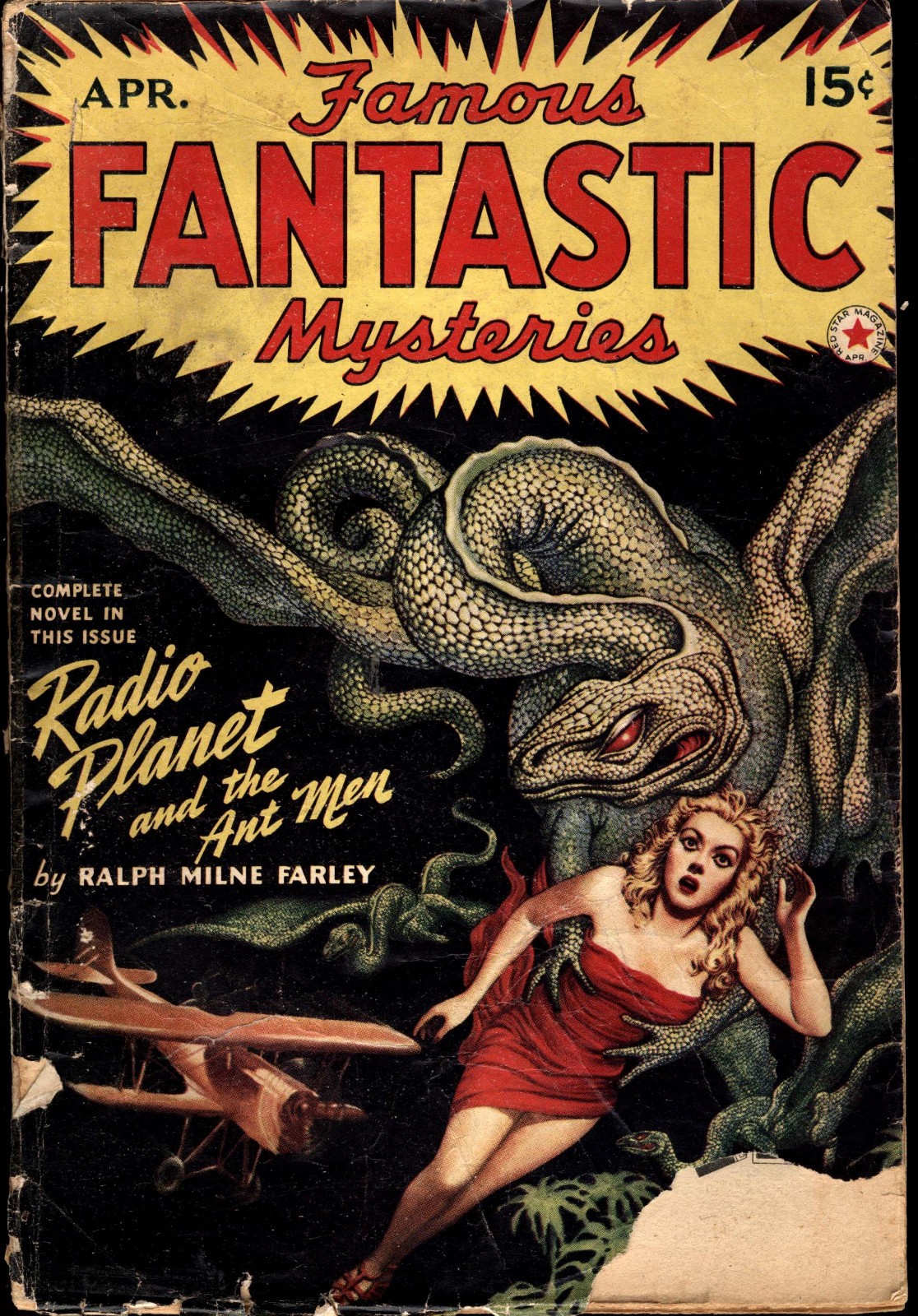 FAMOUS FANTASTIC MYSTERIES April 1942  Virgil Finlay cover