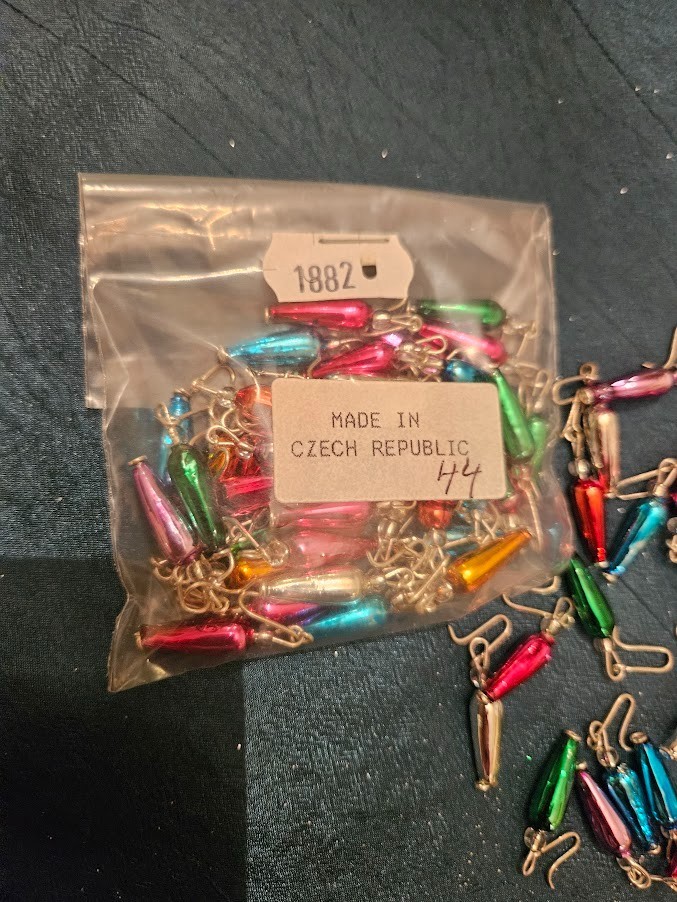 Vintage Mercury Glass Christmas ornaments Czech Republic NOS - Micro Vintage Mercury Glass Christmas ornaments Czech Republic NOS - Micro