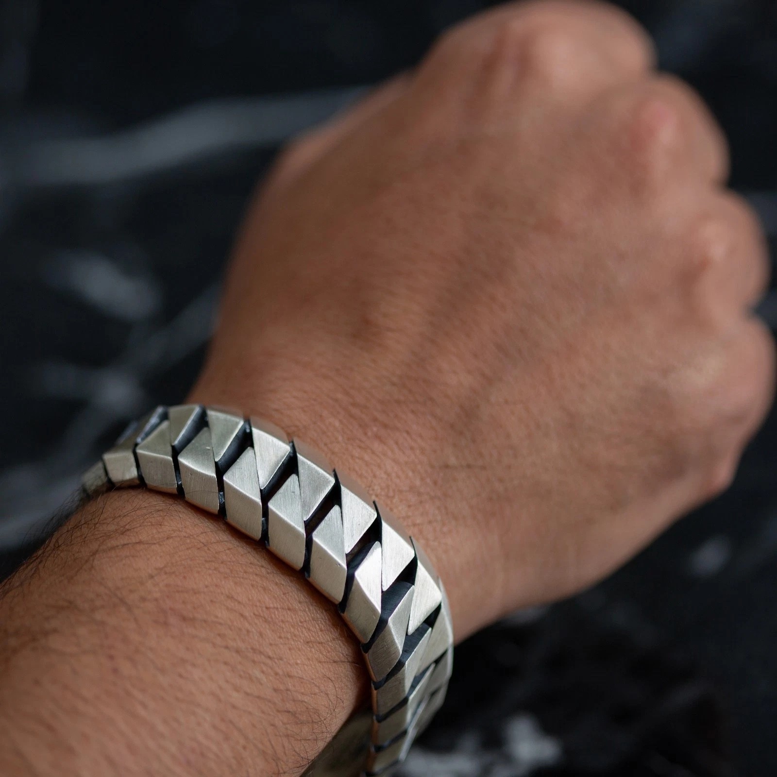 Men Heavy 20mm Gourmet Curb Chain 925 Sterling Silver Men\'s Bracelet