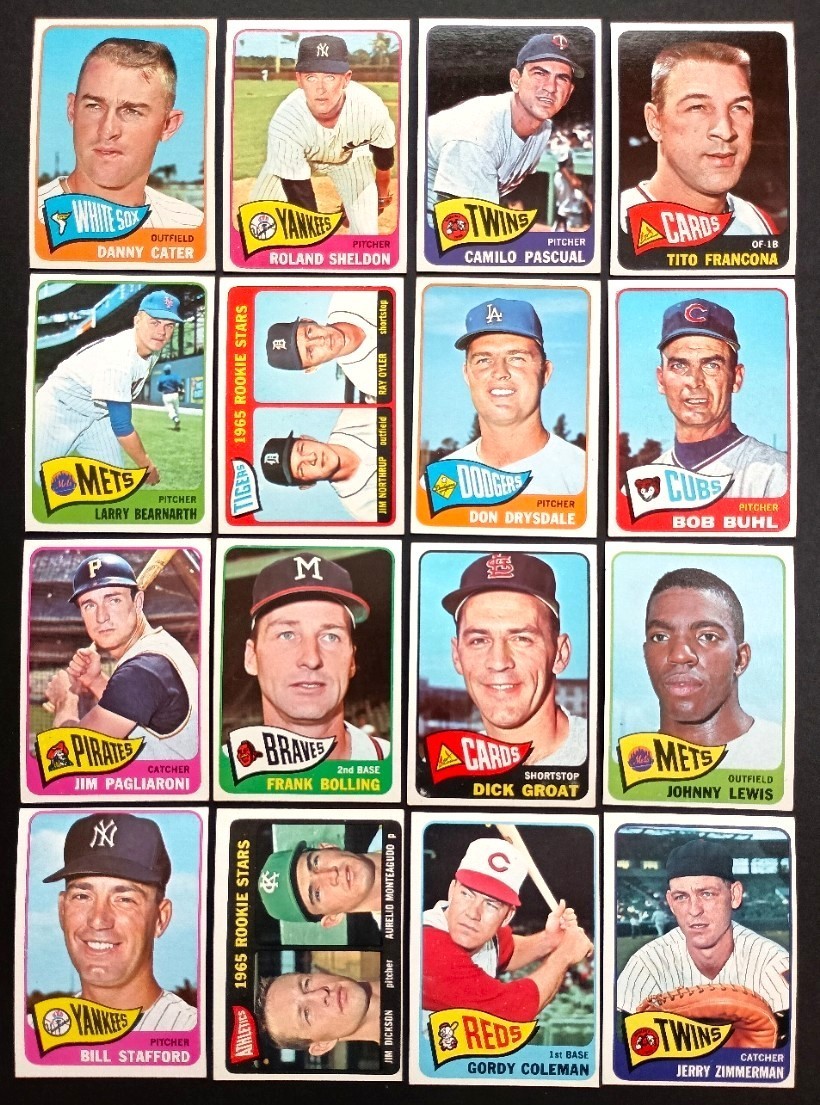 1965 Topps Baseball - Choose Your Card - 10% Discount - EX-EX+  #251-#598