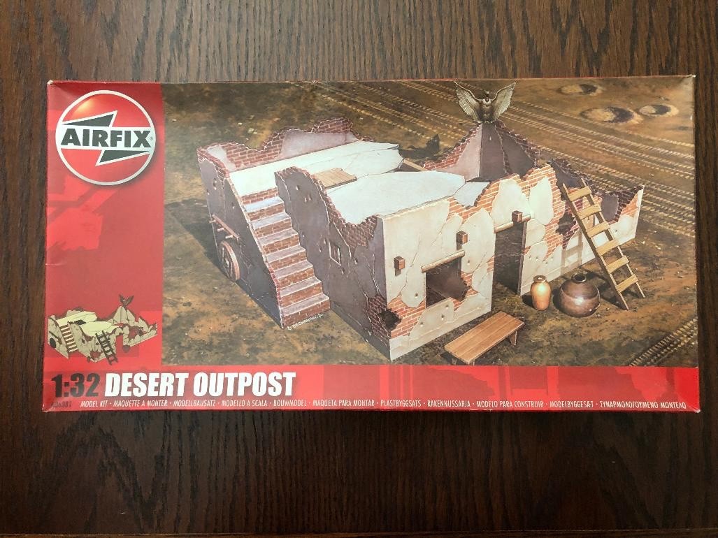Airfix Desert Outpost 1939-1945 1/32 Model Kit Vintage NIB Sealed