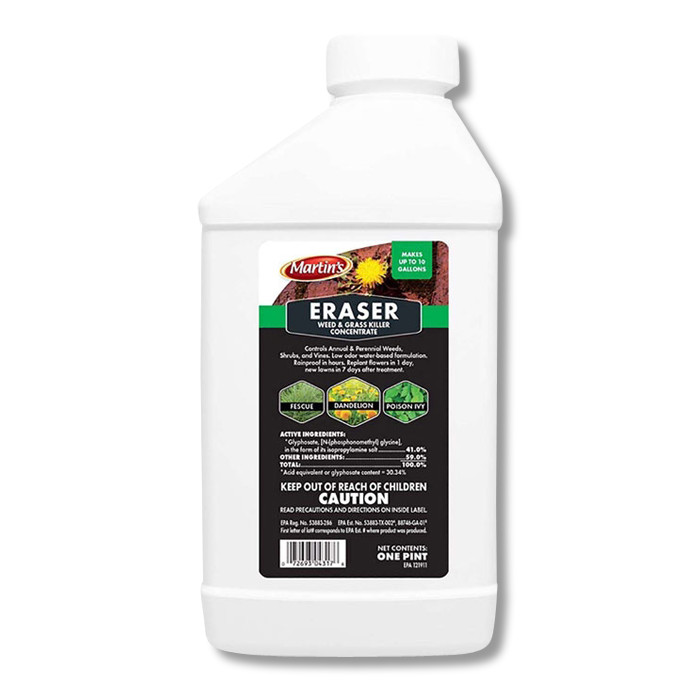 Eraser 41% Glyphosate 16oz- Compare to Roundup Pro Weed Killer