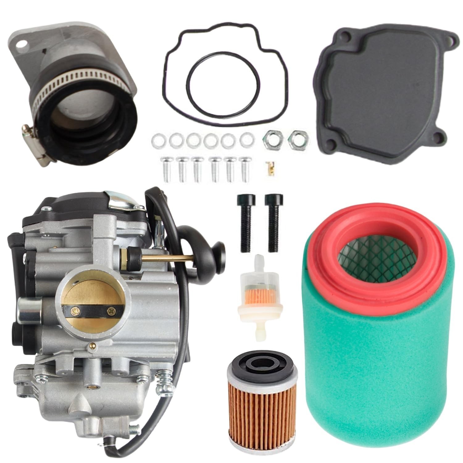 Yfm250 Carburetor & Filter Kit 1999-2004 Yamaha Bear Tracker 250 ATV Carb