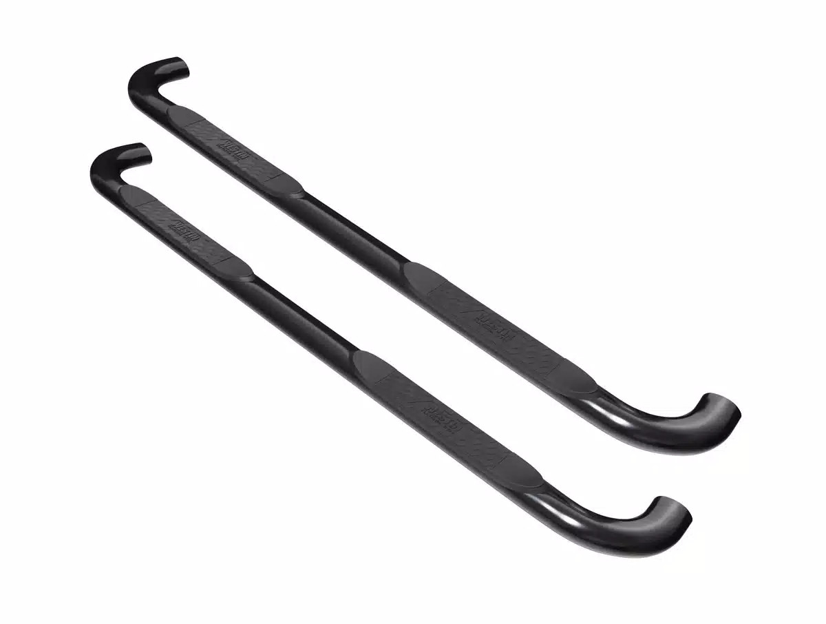 Westin Black Platinum Oval Nerf Bars Side Steps 21-2355