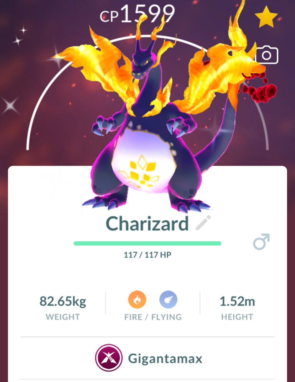 Shiny Charizard Gigamax - MlNl PTCs - Read Description Shiny Charizard Gigamax - MlNl PTCs - Read Description