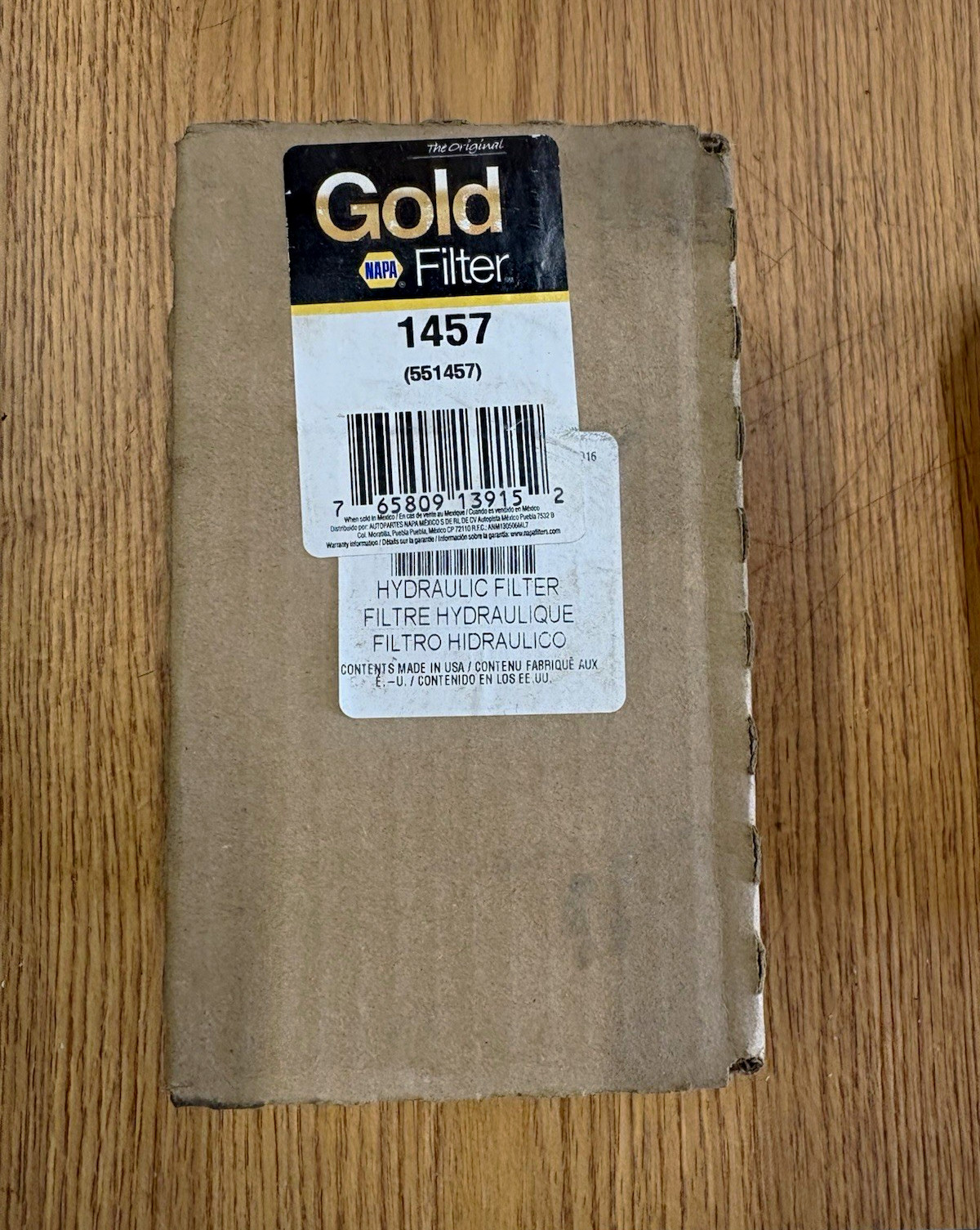 NOS Napa Gold 1457 Hydraulic Filter WIX 51457