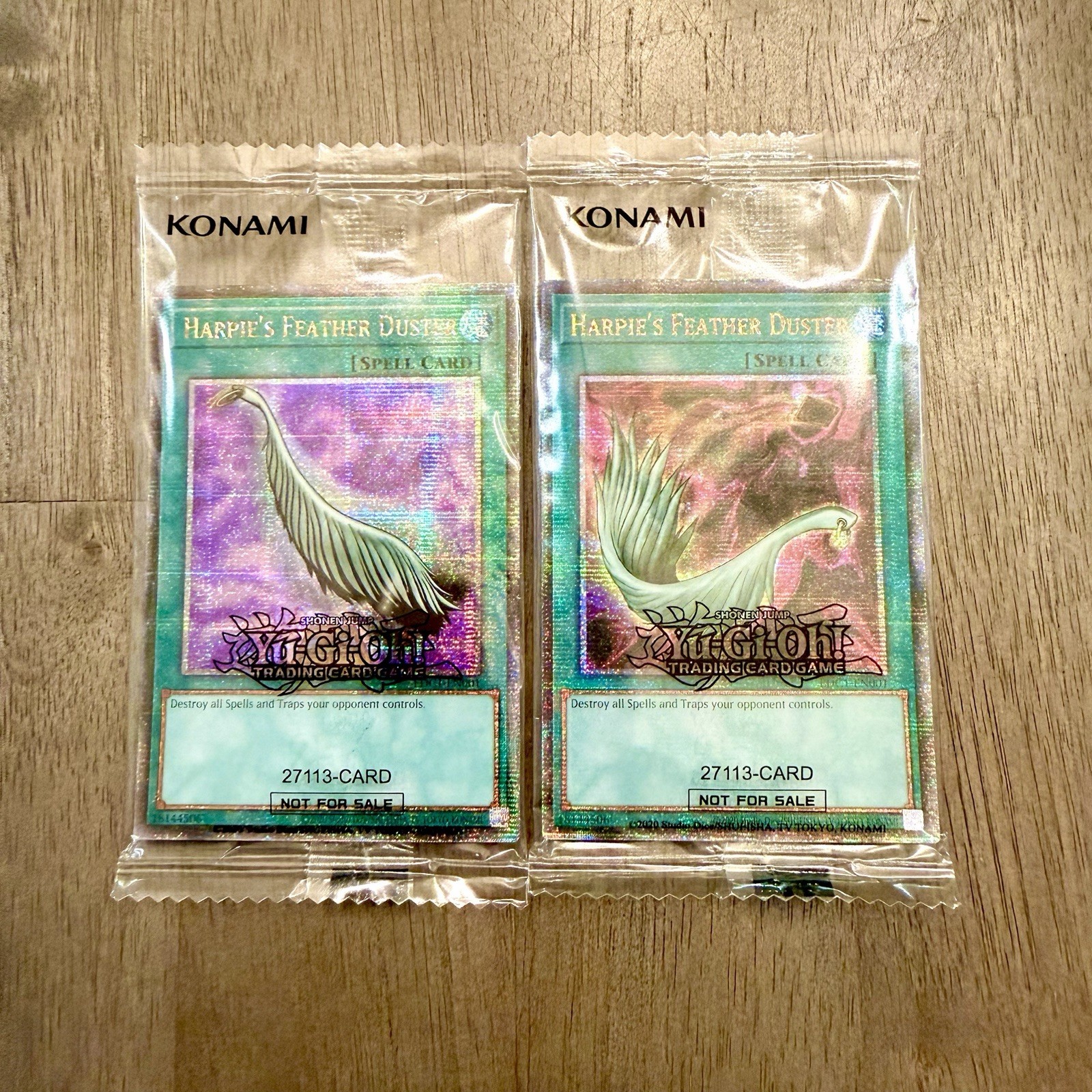 Yu-Gi-Oh BOTH Harpie's Feather Duster TCG Cards QCSR 2025 Orig & Alt Art (NEW) Yu-Gi-Oh BOTH Harpie's Feather Duster TCG Cards QCSR 2025 Orig & Alt Art (NEW)