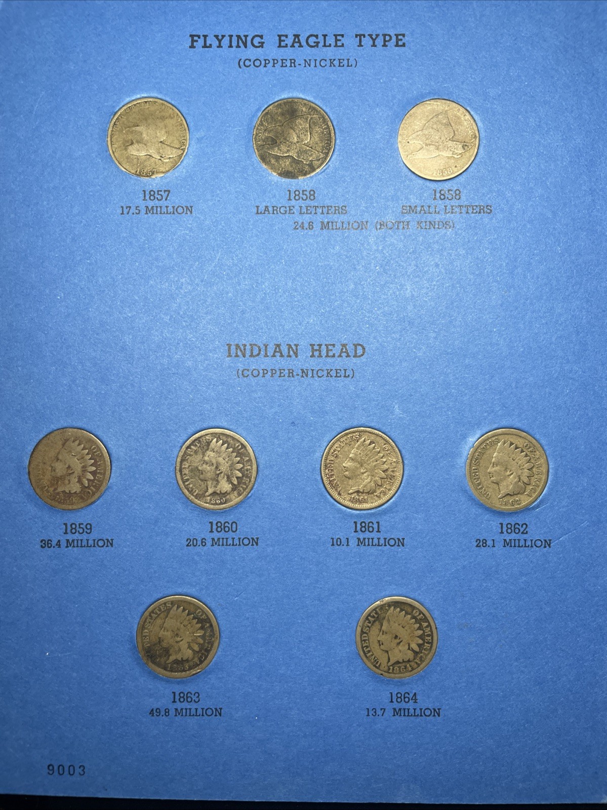 1857 - 1909 Indian Head Cent Penny 1c Set 56 Coins Near Complete Missing 2 1857 - 1909 Indian Head Cent Penny 1c Set 56 Coins Near Complete Missing 2