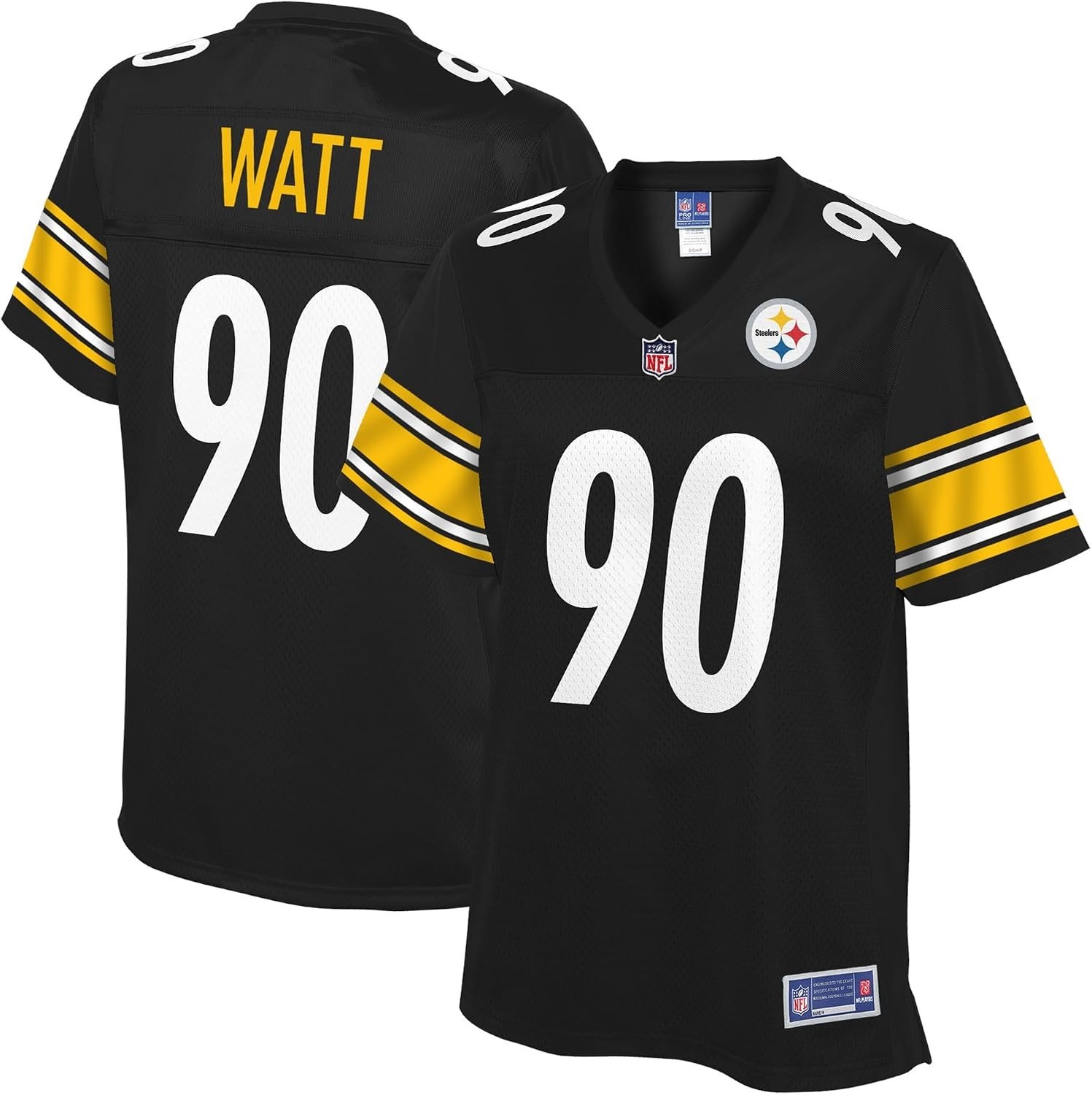 NFL Pro Line Women\'s T.J. Watt Pittsburgh Steelers Black Player Jersey Medium NFL Pro Line Women\'s T.J. Watt Pittsburgh Steelers Black Player Jersey Medium