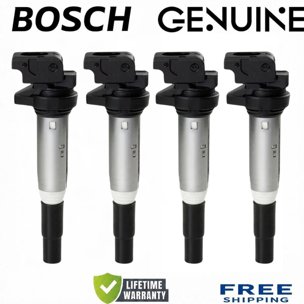OEM NEW BOSCH x4 Ignition Coils 2006–2011 BMW 323i, 325i, 325xi, 330i 2.5L I6