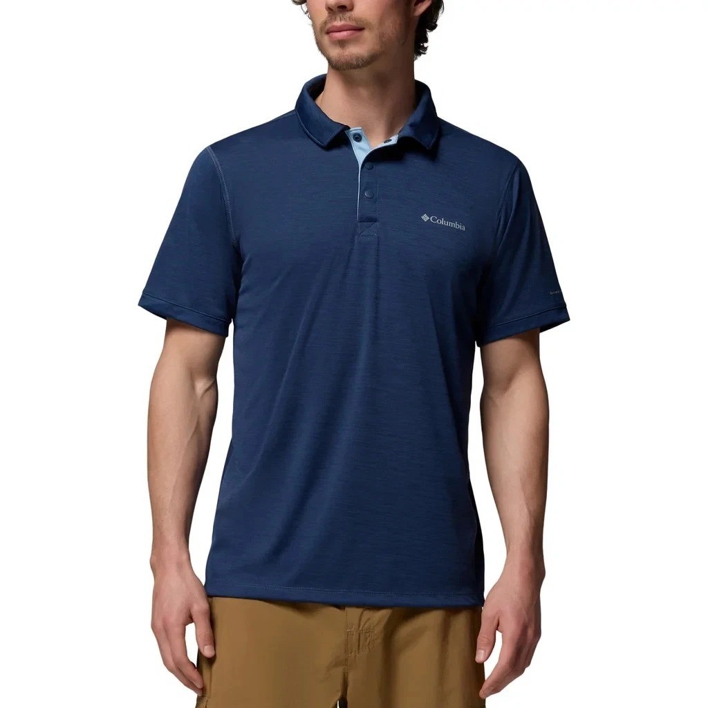 NWT Columbia Men\'s S Omni-Shade Polo Shirt Active Fit Navy NWT Columbia Men\'s S Omni-Shade Polo Shirt Active Fit Navy