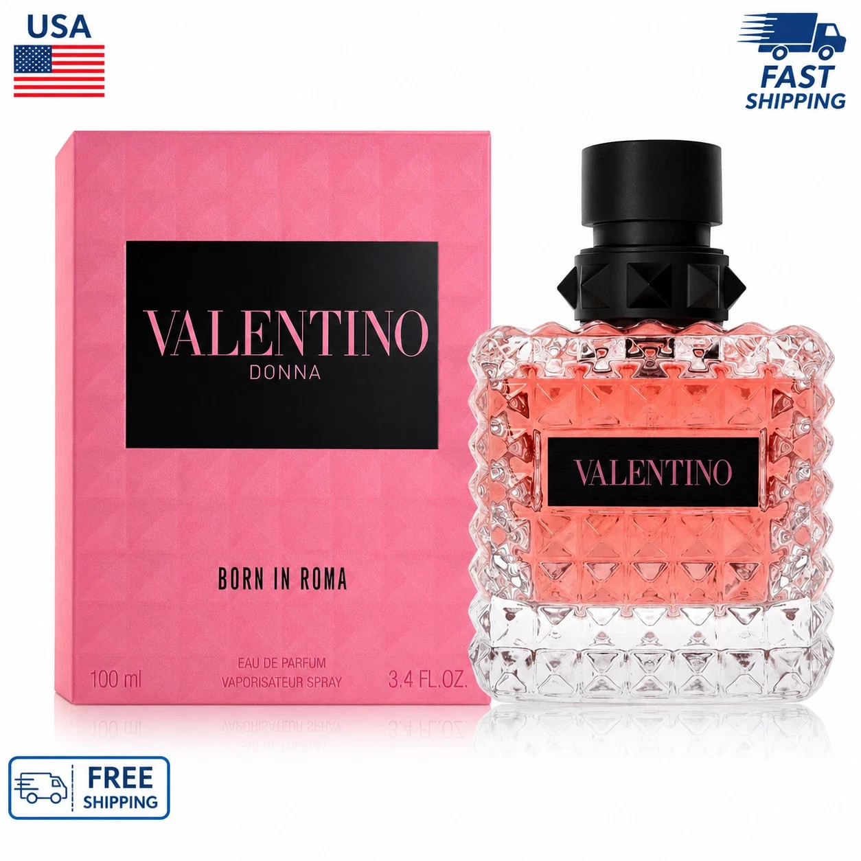Valentino Donna Born In Roma 3.4oz / 100ml EDP Spray for Women - New in Box