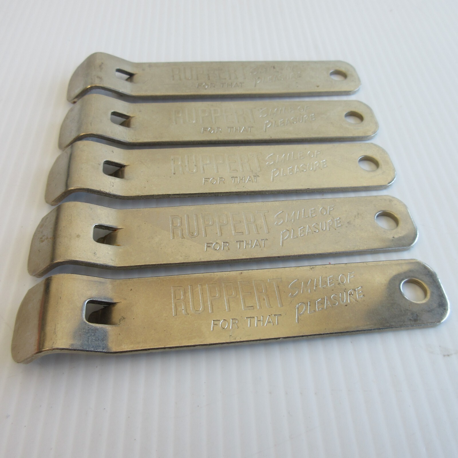 Lot Of 5 VTG Ruppert Beer Bottle Openers Lot Of 5 VTG Ruppert Beer Bottle Openers