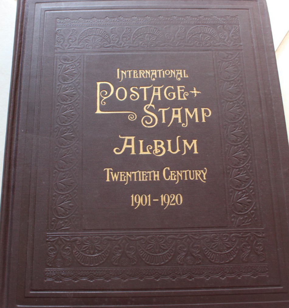 Scott Brown International Stamp Album 1901 - 1920 Generally Unused No stamps Scott Brown International Stamp Album 1901 - 1920 Generally Unused No stamps