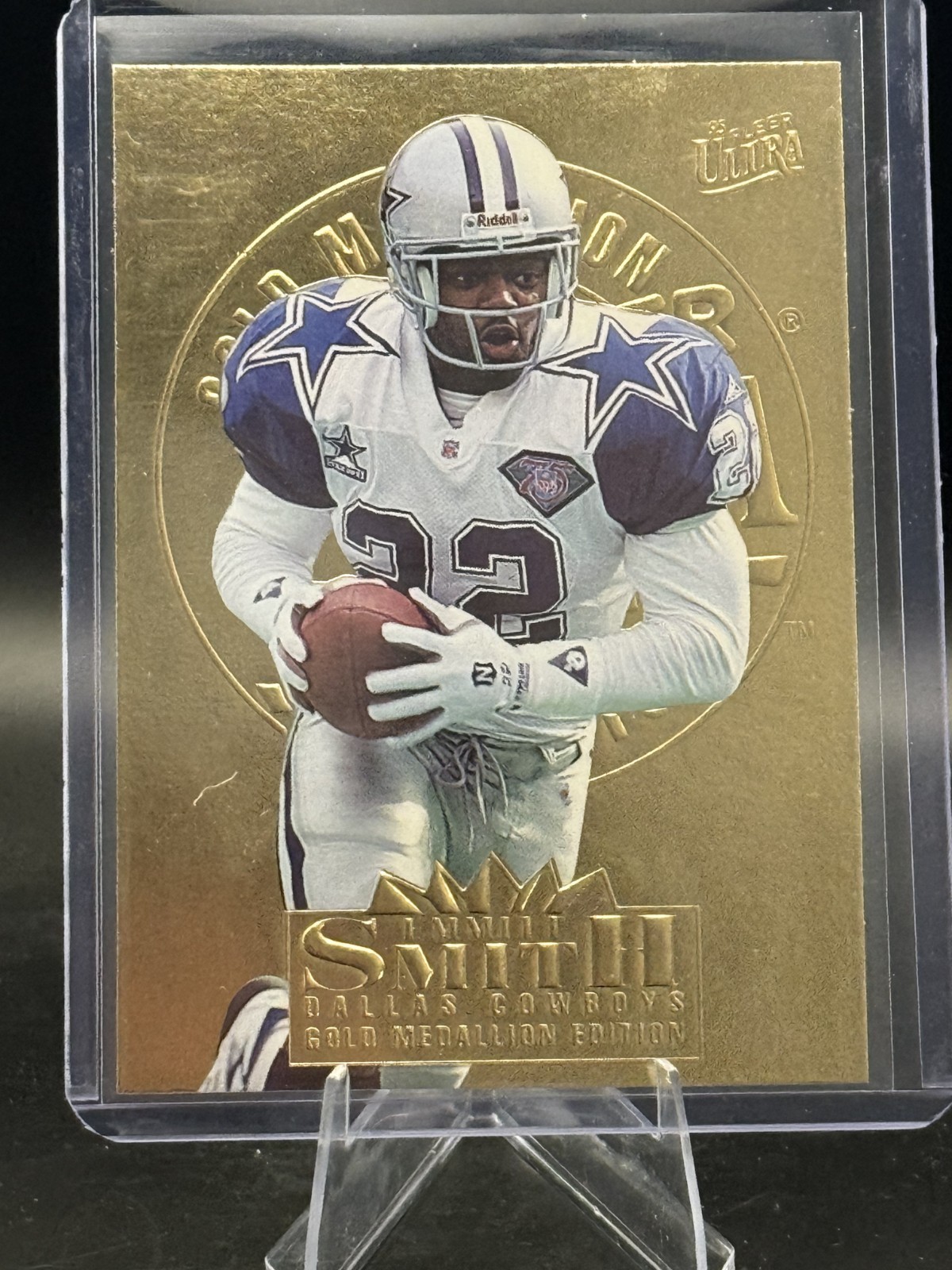 1995 Fleer Ultra - Emmitt Smith #80 Gold Medallion 1995 Fleer Ultra - Emmitt Smith #80 Gold Medallion