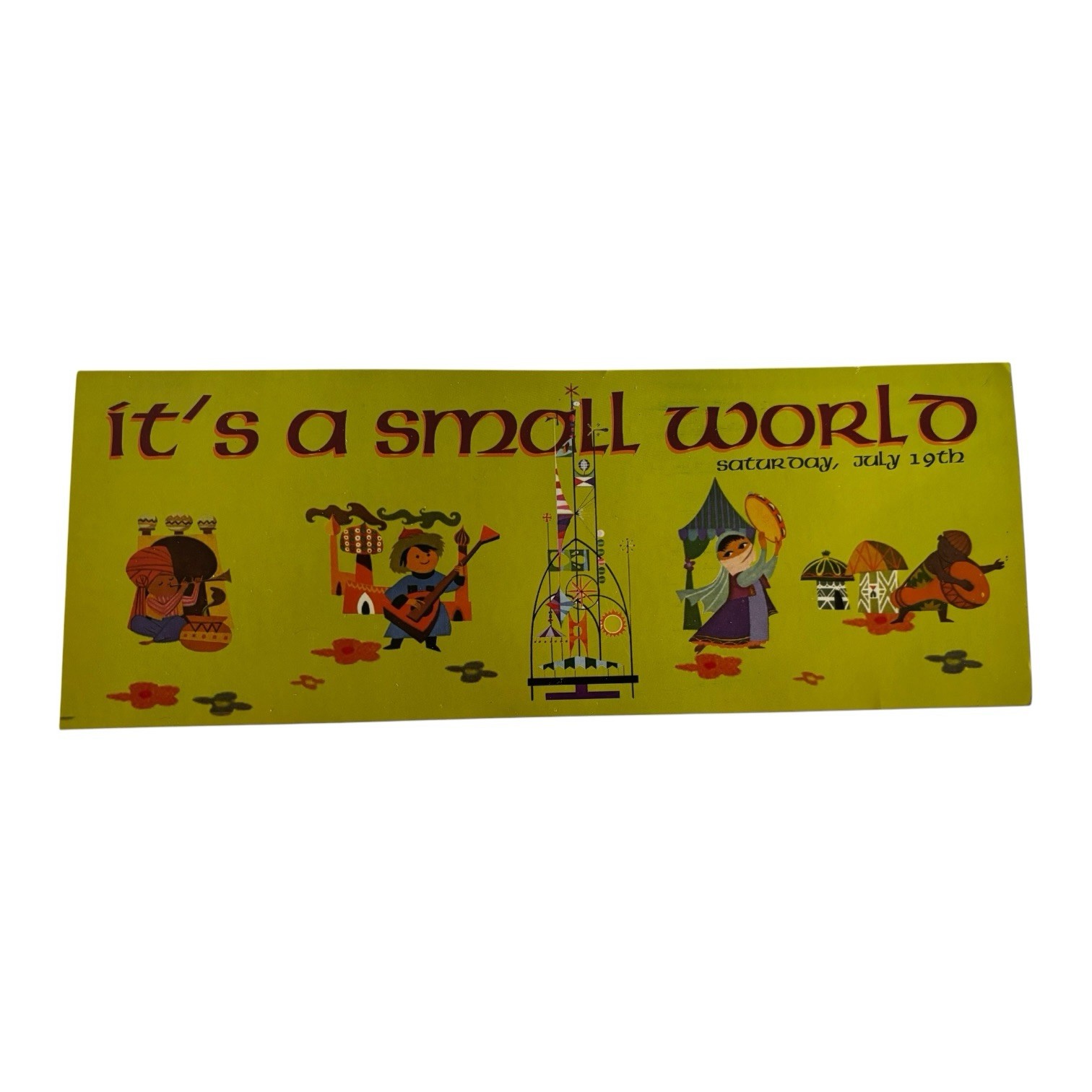 Vintage 1997 It's A Small World Rave Flyer Ephemera Cirrus UltraVision LA Vintage 1997 It's A Small World Rave Flyer Ephemera Cirrus UltraVision LA