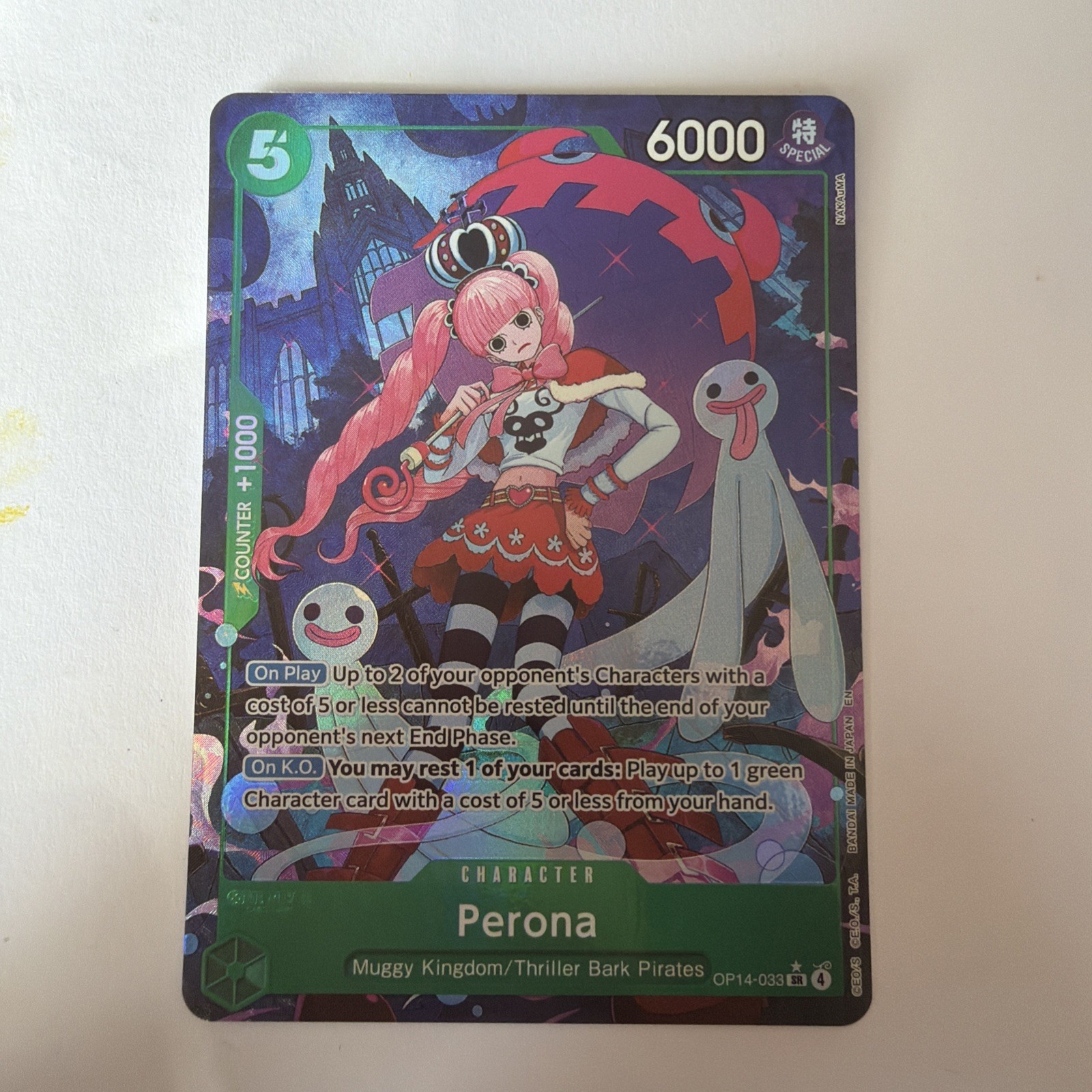 Perona (SR) Alternate Art OP14-033 One Piece TCG The Azure Sea\'s Seven