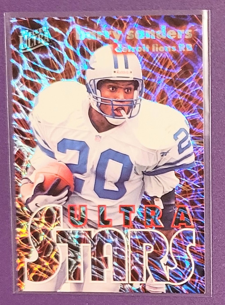 1997 Fleer Ultra Barry Sanders Ultra Stars SSP #2 US Rare Lions 1997 Fleer Ultra Barry Sanders Ultra Stars SSP #2 US Rare Lions