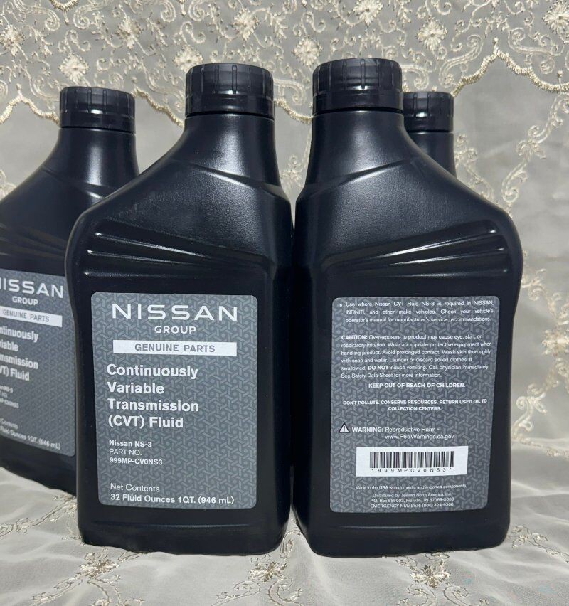 GENUINE OEM Nissan NS-3 CVT Fluid 5-Quart: (P/N/ 999MP-NS300P)