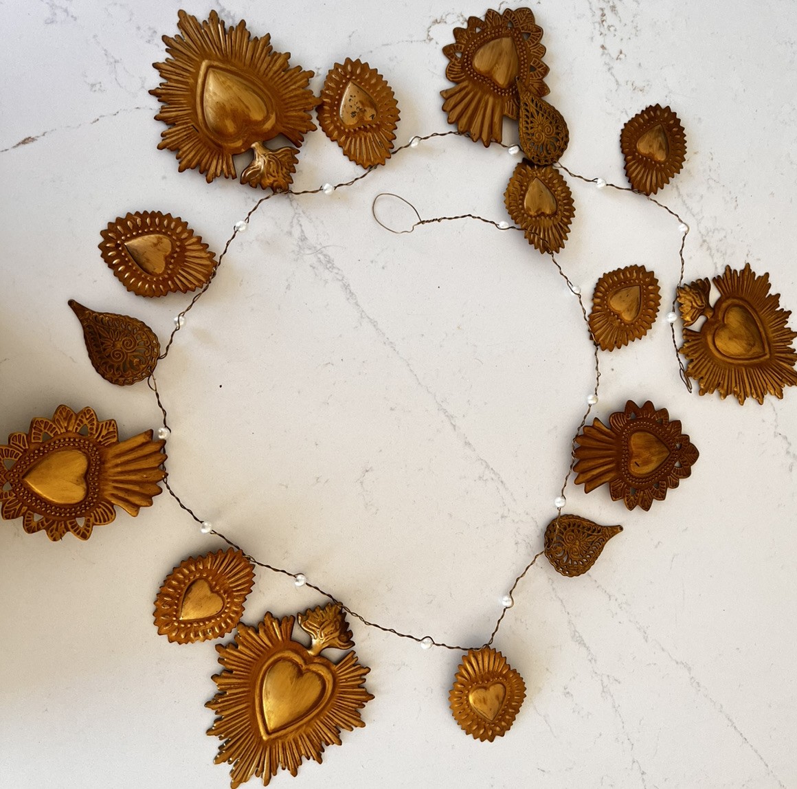 Sacred Heart Vintage Inspired Garland Sacred Heart Vintage Inspired Garland
