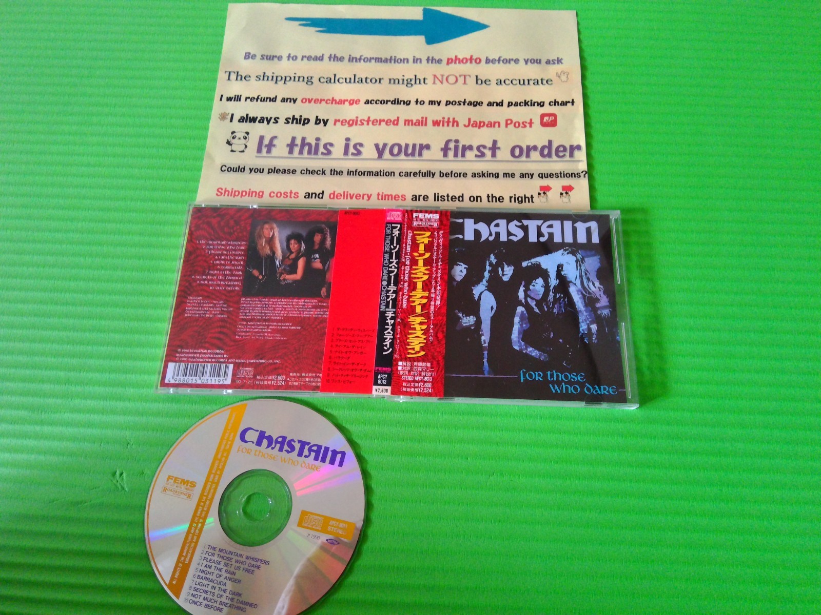 JPN w/Obi - Chastain – For Those Who Dare _ APCY-8013