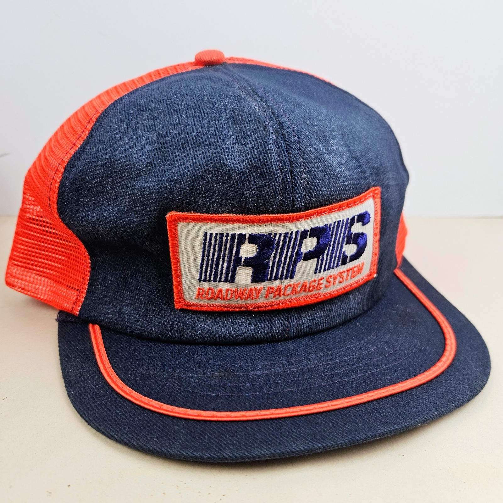 Vintage USA MADE RPS Roadway Package System Patch Trucker Hat Snapback Cap Vintage USA MADE RPS Roadway Package System Patch Trucker Hat Snapback Cap