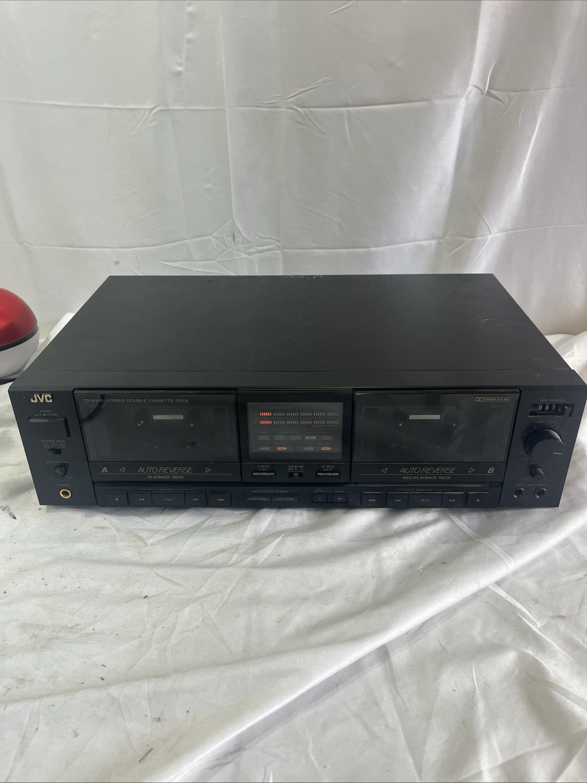 Vintage JVC TD-W501 Stereo Double Cassette Deck Auto Reverse Tested Vintage JVC TD-W501 Stereo Double Cassette Deck Auto Reverse Tested