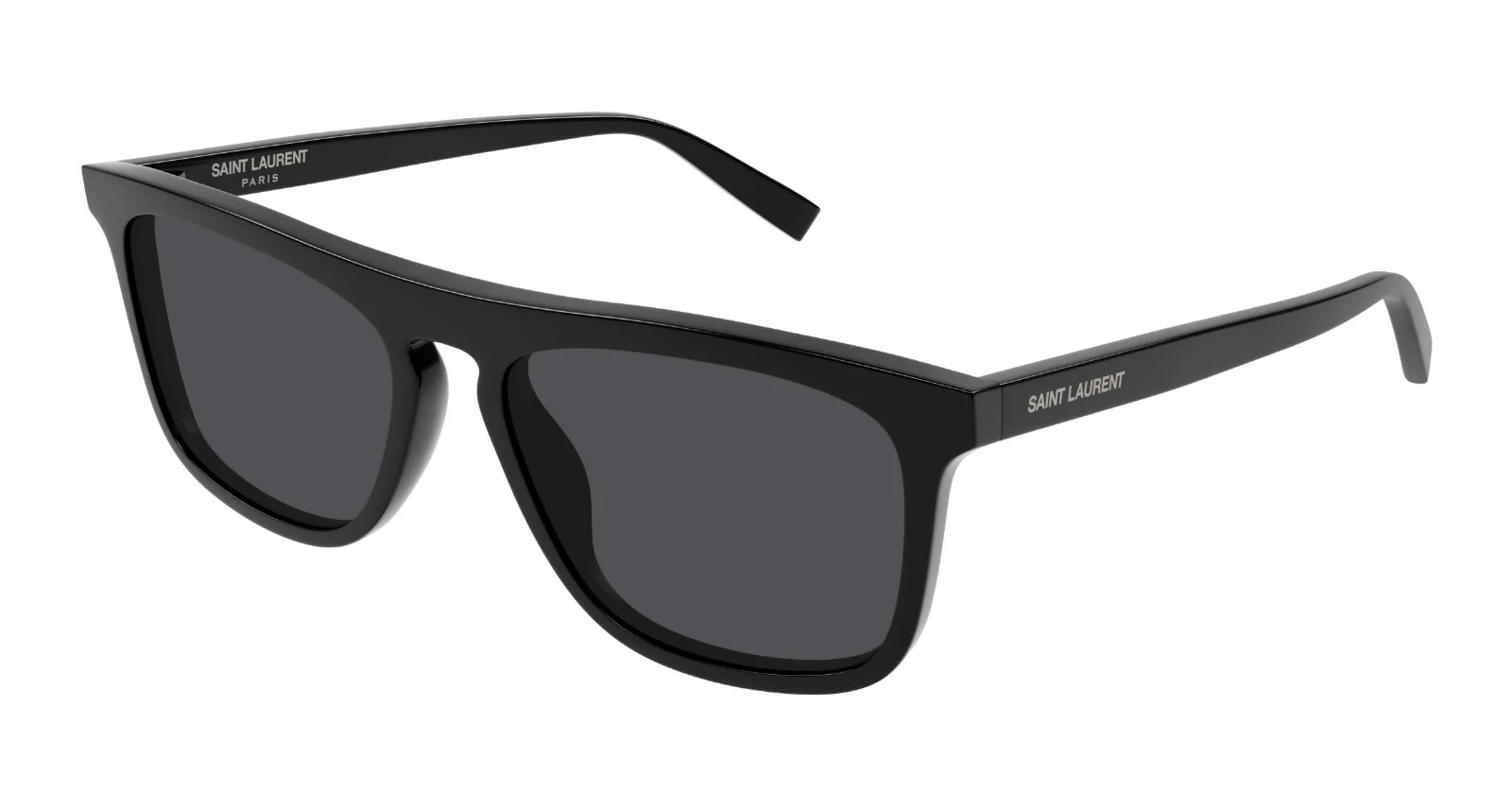 Saint Laurent Men\'s Black Square Sunglasses SL 586 NEW Original