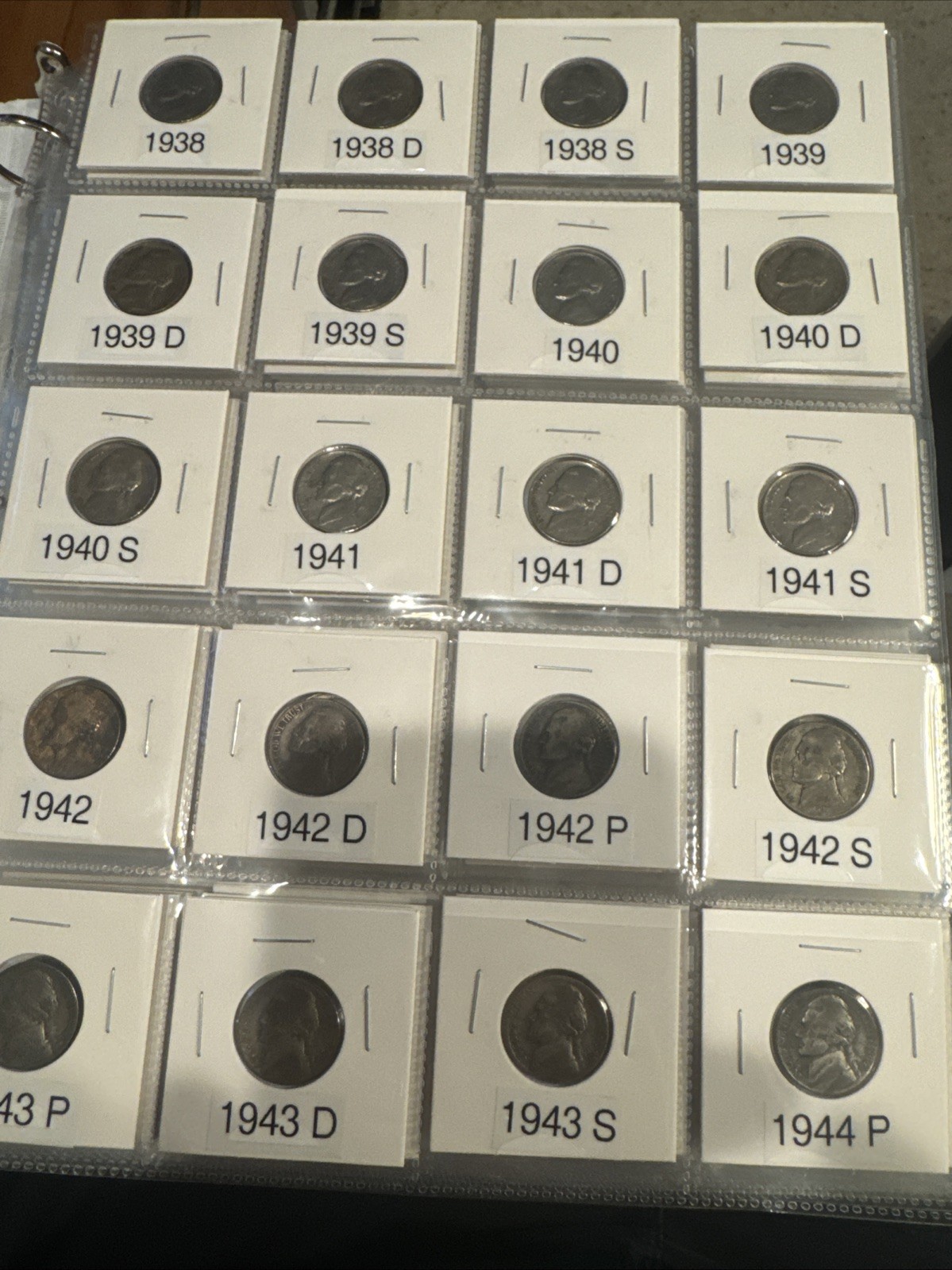 Jefferson Nickel Collection 1938-2026 The 1950 D Is Ms 65. Very Nice Set. Jefferson Nickel Collection 1938-2026 The 1950 D Is Ms 65. Very Nice Set.