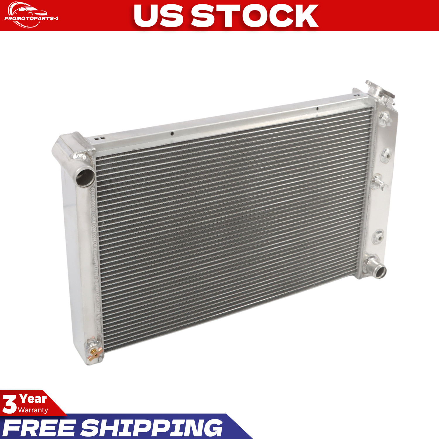 4 Row Aluminum Radiator For 1970-81 Chevy Camaro 1978-87 Monte Carlo