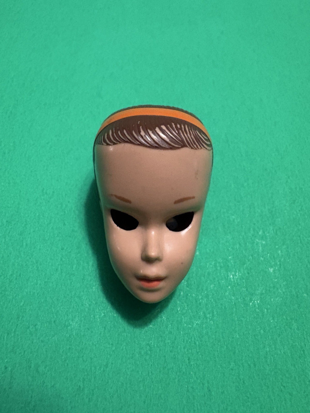 Vintage Miss Barbie Doll 1964 HEAD ONLY Orange Headband 1060 Doll Artist Repair