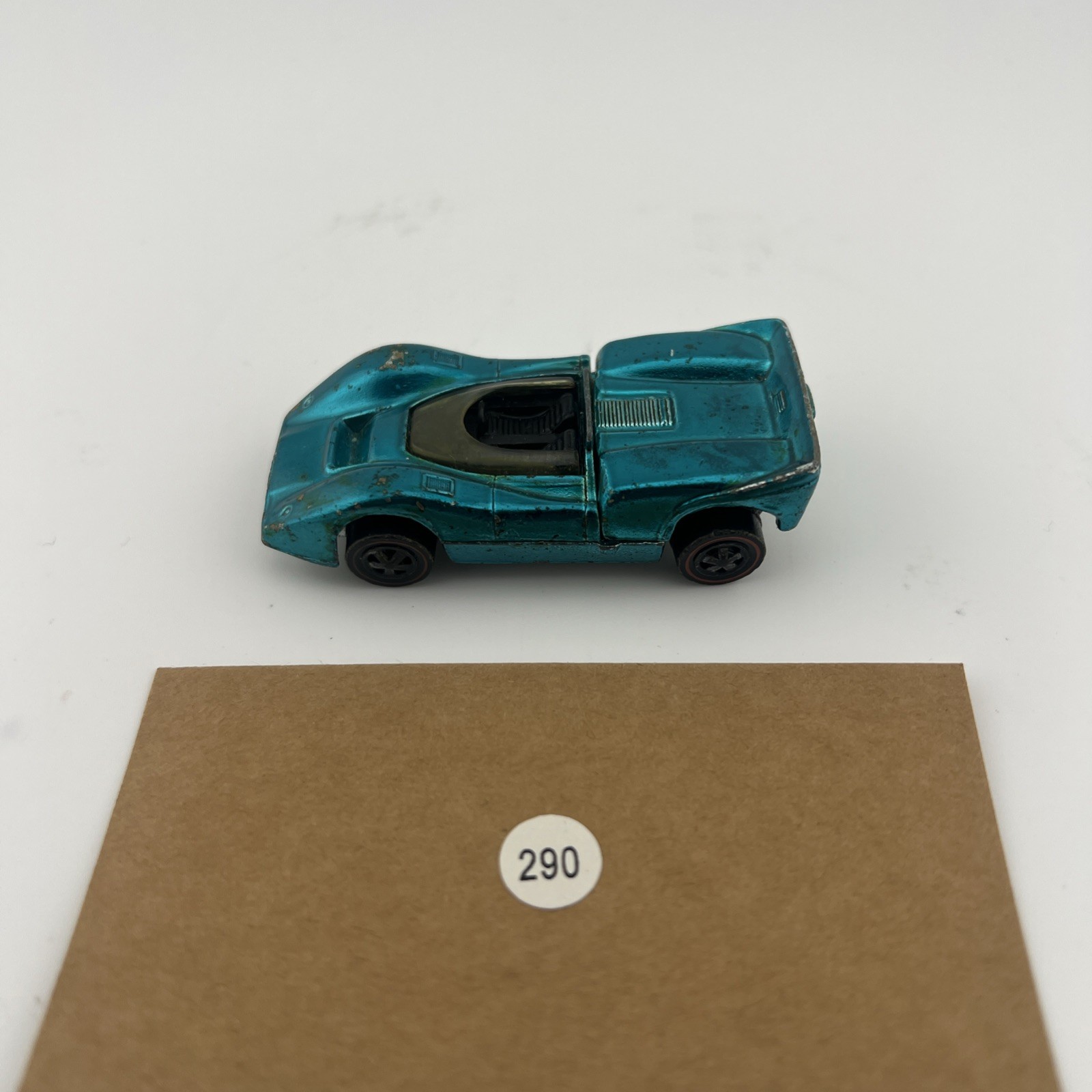 Vintage 1969 USA made Hot Wheels Redline McLaren M6A SF Aqua Blue