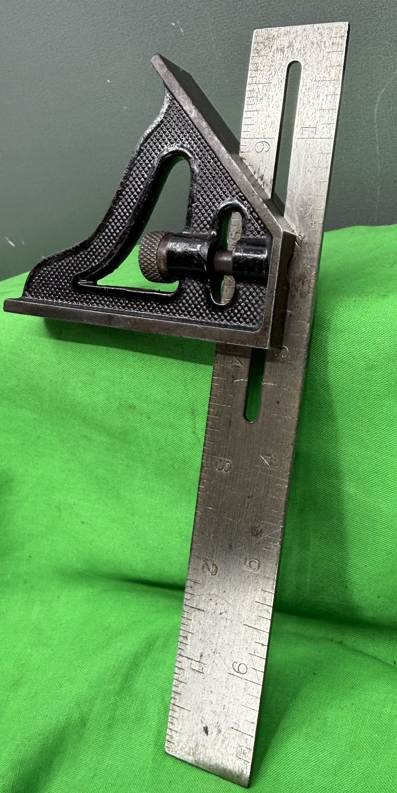 Antq Stanley No. 21 Six Inch Combination Square Pat. 1-23-17 Sweetheart Logo Antq Stanley No. 21 Six Inch Combination Square Pat. 1-23-17 Sweetheart Logo