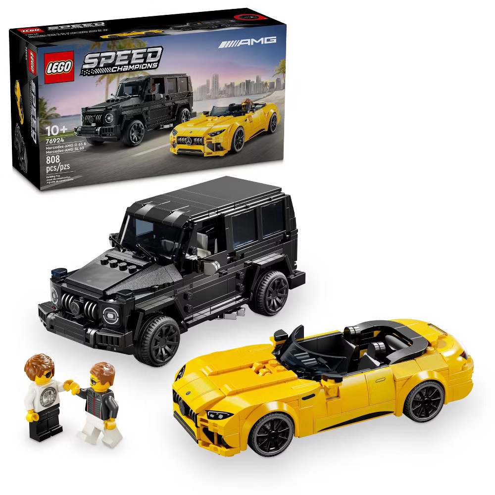 LEGO Speed Champions Mercedes-AMG G 63 & Mercedes-AMG SL 63 Toy Car 76924