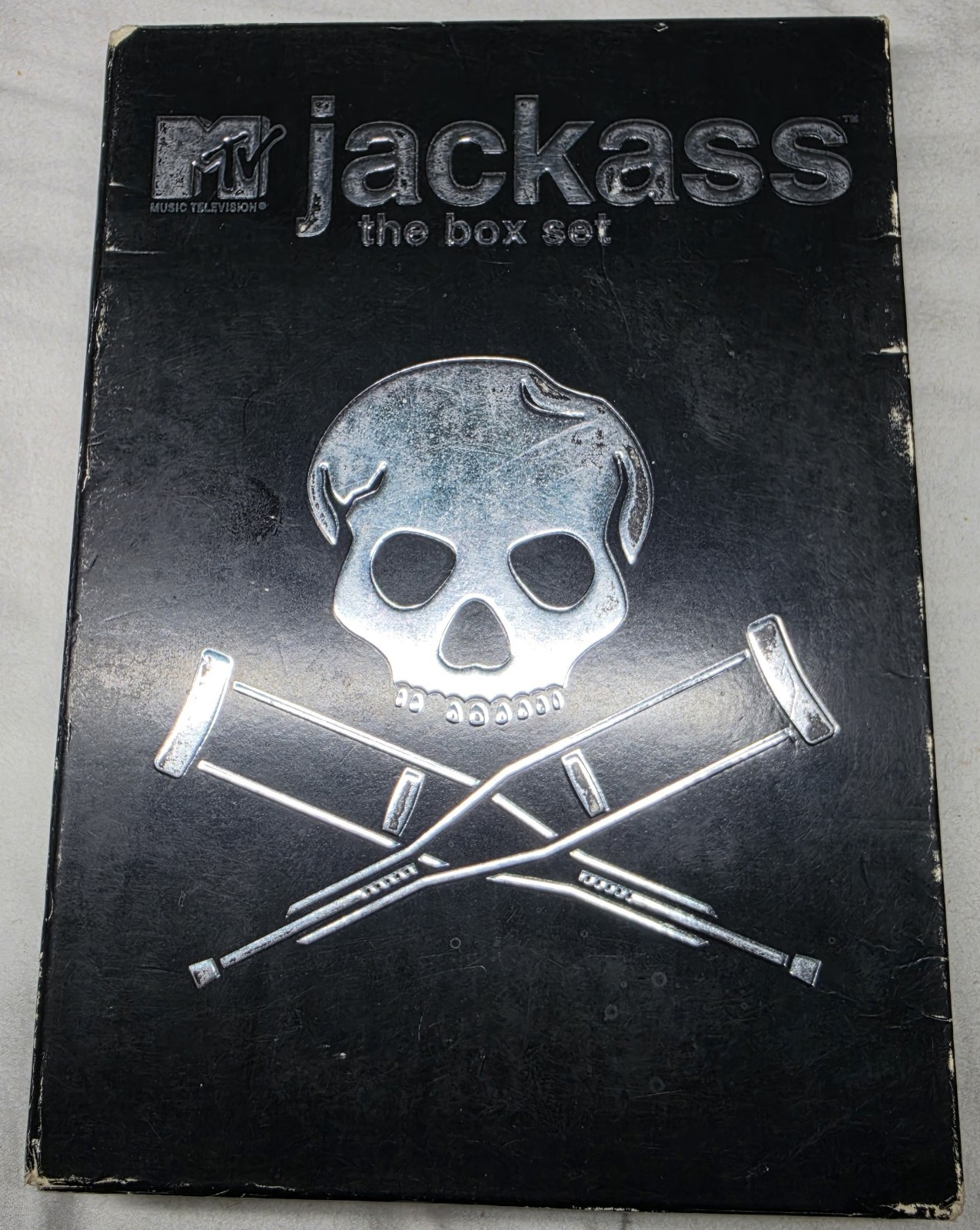 Jackass: The Box Set (DVD) 4-Disc Set w/ Booklet & Promo Disc, MTV, 2005 - USED