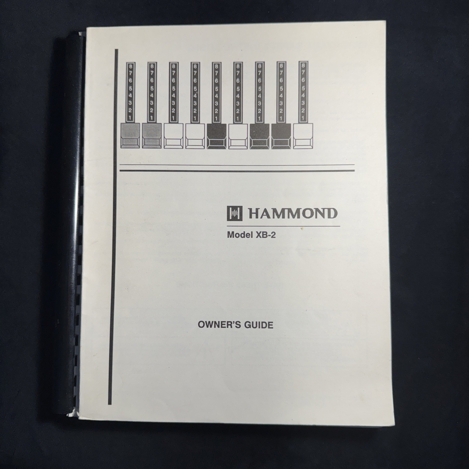 Vintage Hammond Model XB-2 OWNERS PLAYING GUIDE & OWNER’s GUIDE Vintage Hammond Model XB-2 OWNERS PLAYING GUIDE & OWNER’s GUIDE