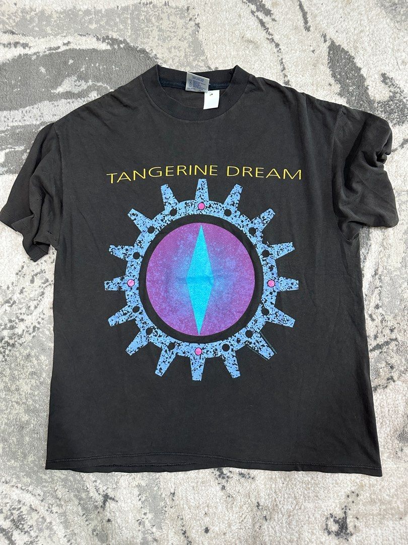 Vintage 1992 Tangerine Dream One Side Black All Size Shirt AR259