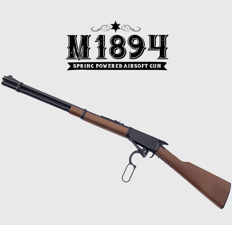 Academy Korea 1:1 Winchester M1894 Spring Powered Airsoft BB Blaster Replica Toy