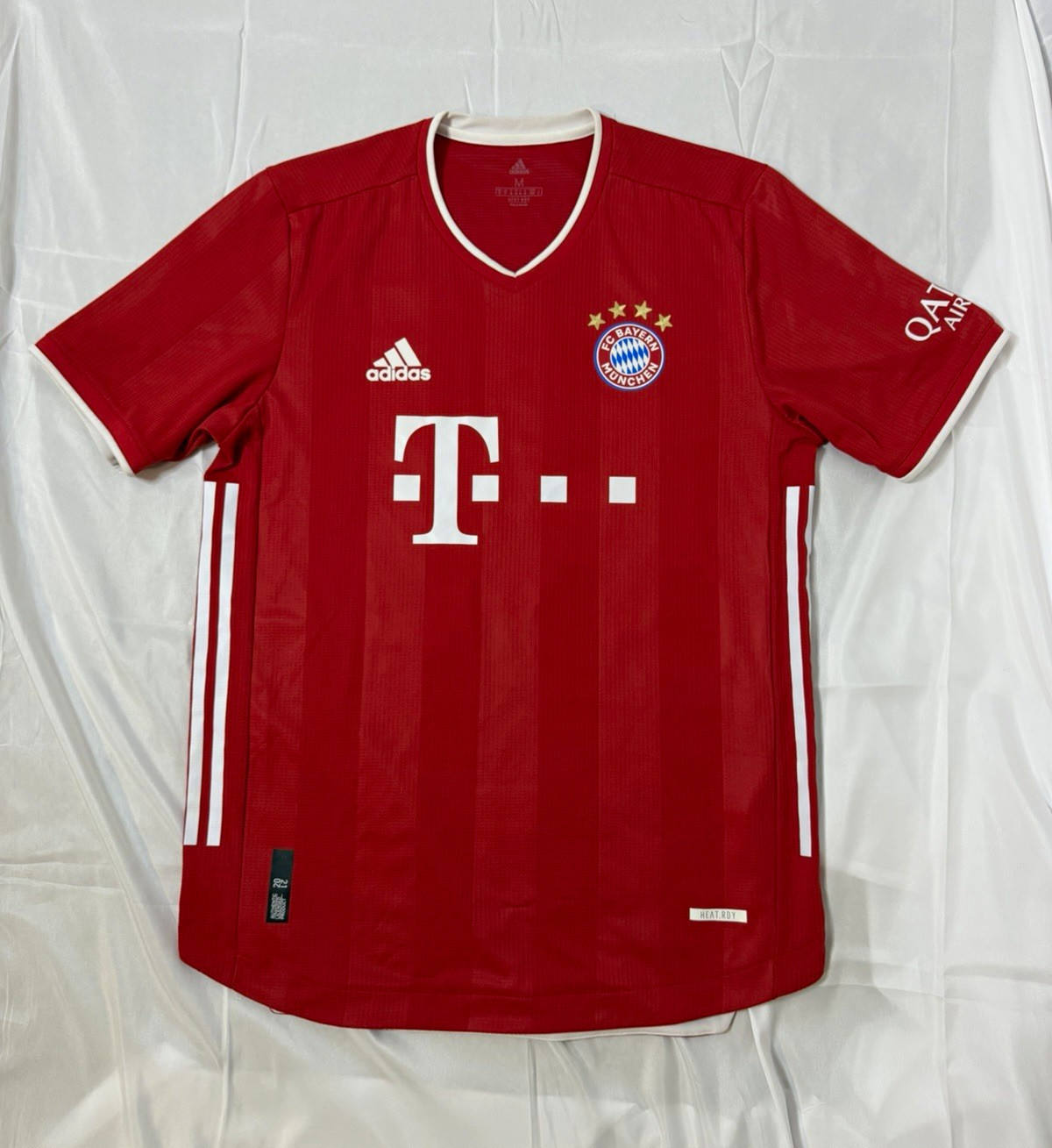 adidas FC Bayern Munich Leroy Sané #10 Heat.RDY Soccer Jersey Red/White M adidas FC Bayern Munich Leroy Sané #10 Heat.RDY Soccer Jersey Red/White M