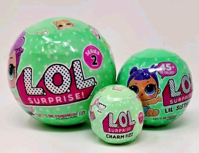 LOL Surprise Lot Series 2 Blind Bag Ball Gift Set Doll Big Lil Sister Charm Fizz